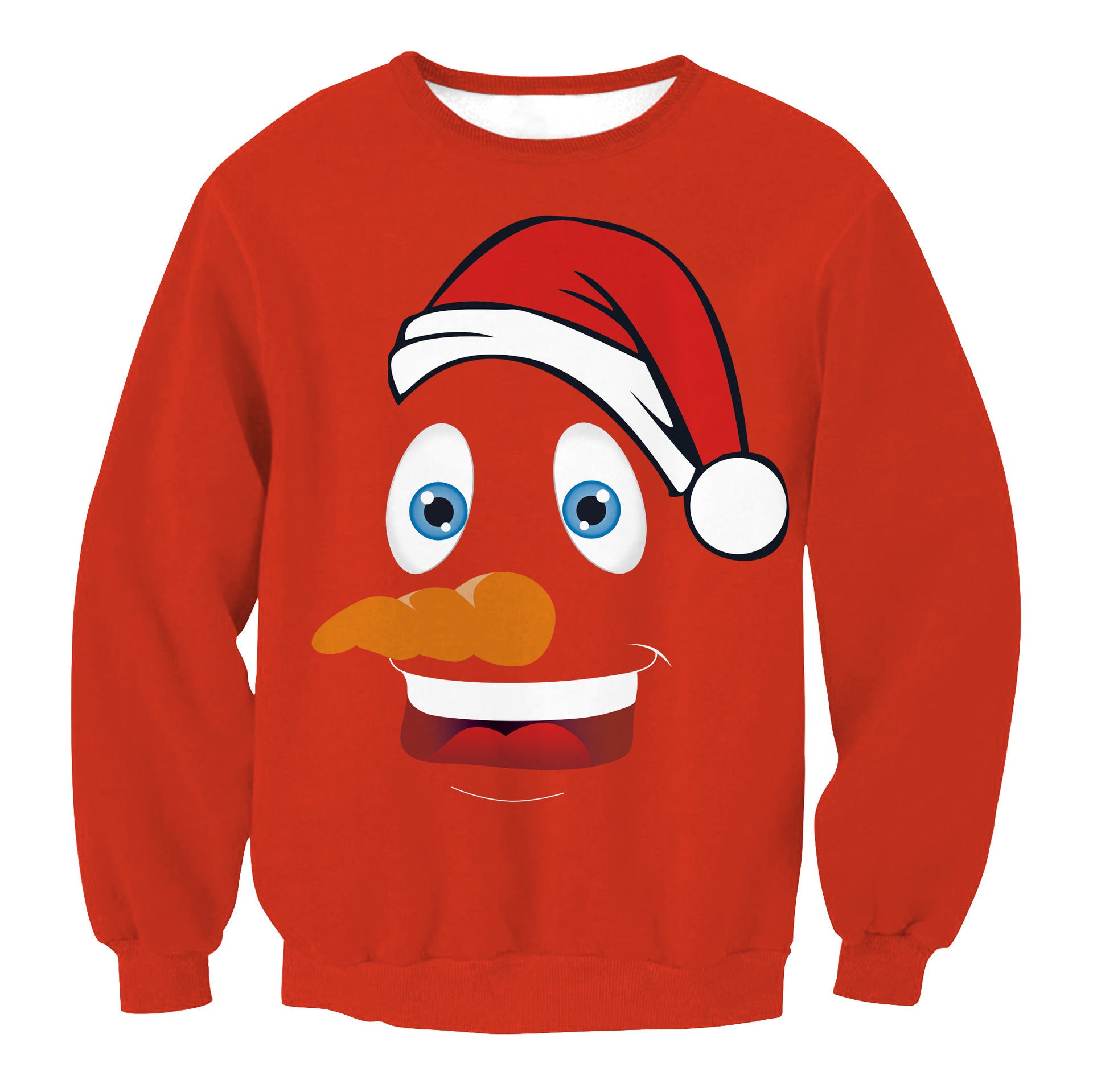 Fun Christmas Jumper - Red Snowman