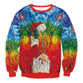 Fun Christmas Jumper - Santa and Elves